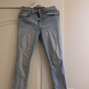 GUC Levi's 501S Light Wash Jeans Size 28 Length 28